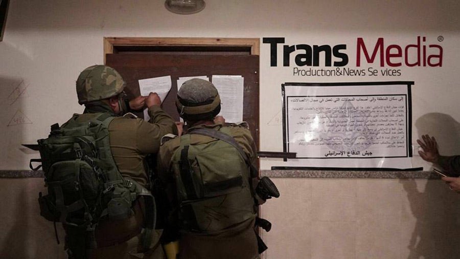PCHR Condemns Israeli Forces’ Closure of 3 Media Companies in West Bank
