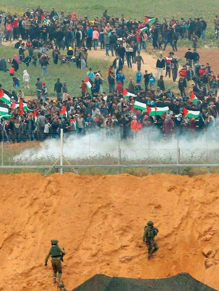 Israeli Forces Directly Target Peaceful Demonstrations in Gaza Strip, Killing 9 Civilians and Wounding 709 Others, including 121 Children and 26 Women, Without Posing Threat to Soldiers’ Life