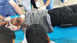 Civilian Wounded in Eastern Rafah