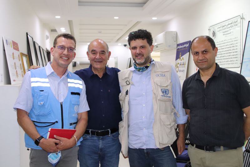 PCHR’s Director Meets with Delegation from OCHA