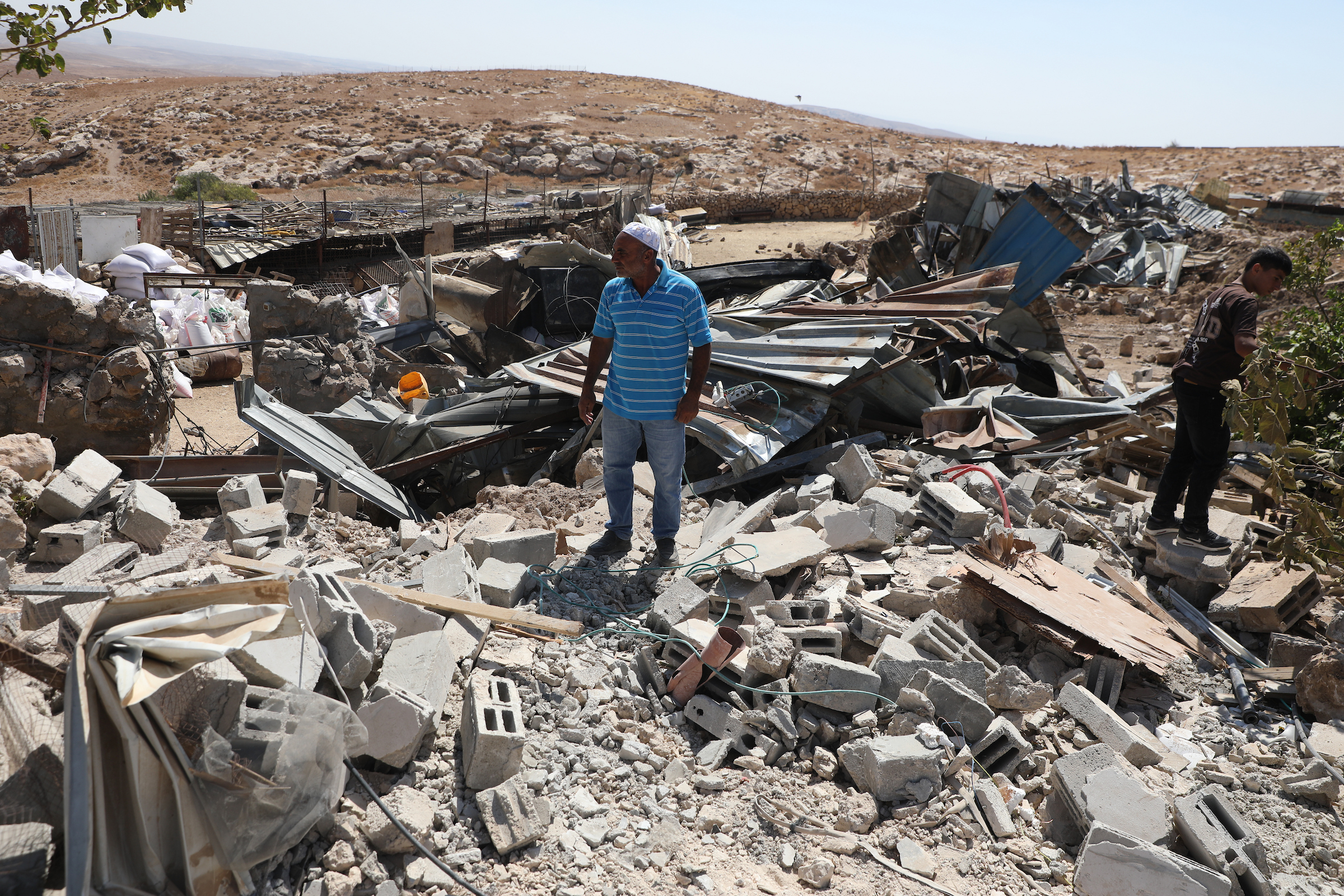 Israeli forces demolish Janba village, displace 176 civilians in Hebron