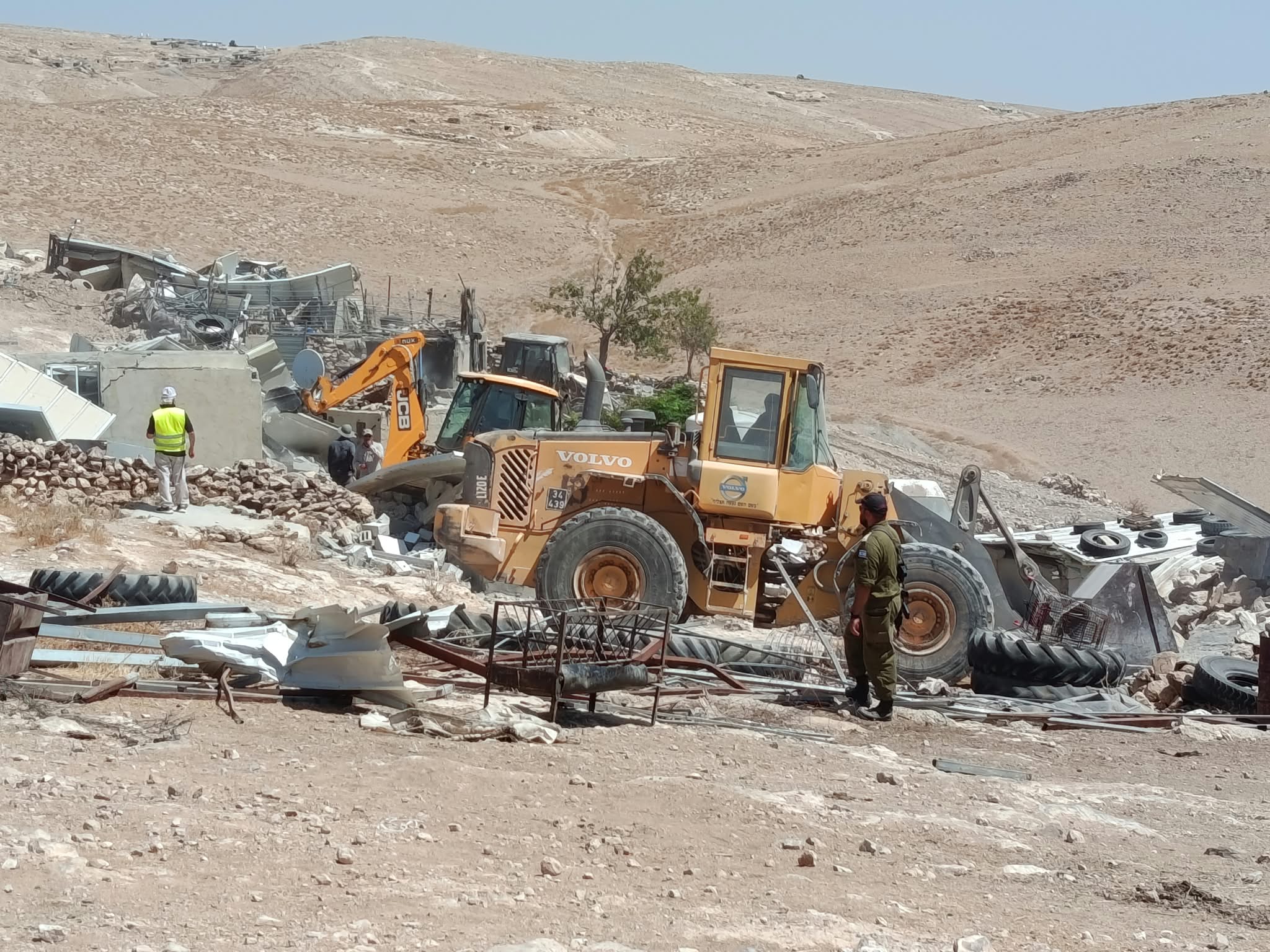 هدم الاحتلال 38 منشأة في مسافر يطا الخليل وتشريد 58 مواطنًا يعزز مخطط ضم الضفة الغربية